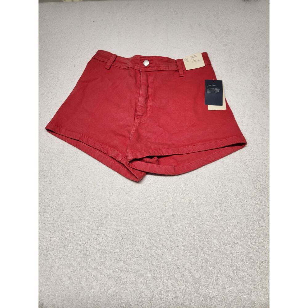 0112 Universal Thread-High-Waist Red Women’s Shorts